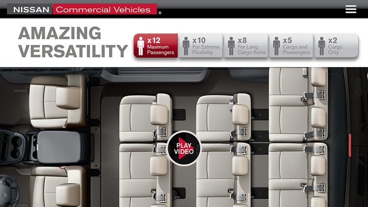 Nissan Commercial Vehicles Showroom app