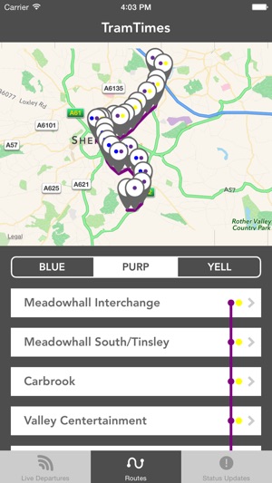 Sheffield Tram Times(圖2)-速報App