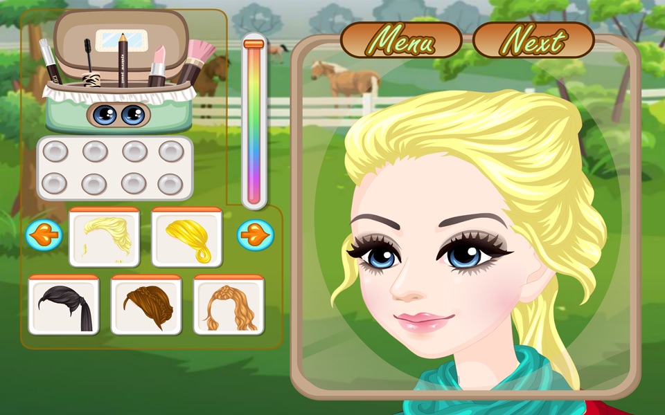 Mary's Horse Dress up 2 - Dress up  and make up game for people who love horse games screenshot 3