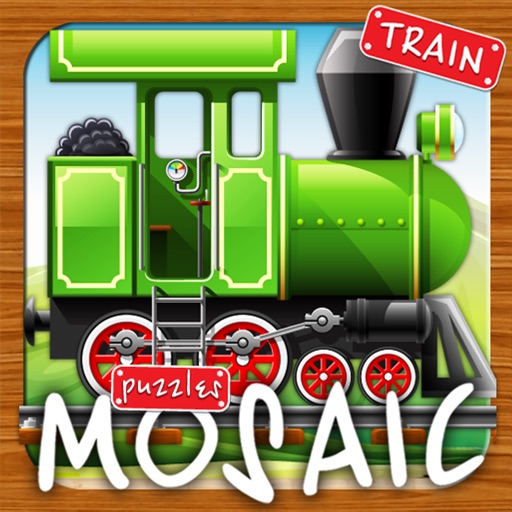 Animated puzzles train iOS App
