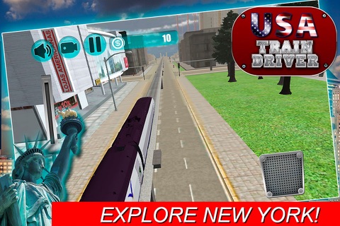 USA Train Driver Simulator 3D Free screenshot 4