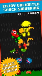 Snack Smush - Slash the Sweet Delights Captura de tela 1