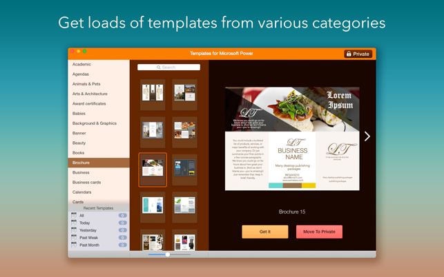 Templates for Microsoft PowerPoint
