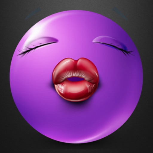 Purple Text Smileys Keyboard - New Emojis & Extra Emojis by Emoji World icon