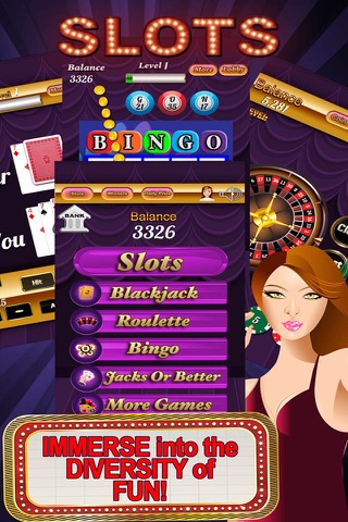 Royal Flush Video Poker & Slots Machines Game screenshot 2