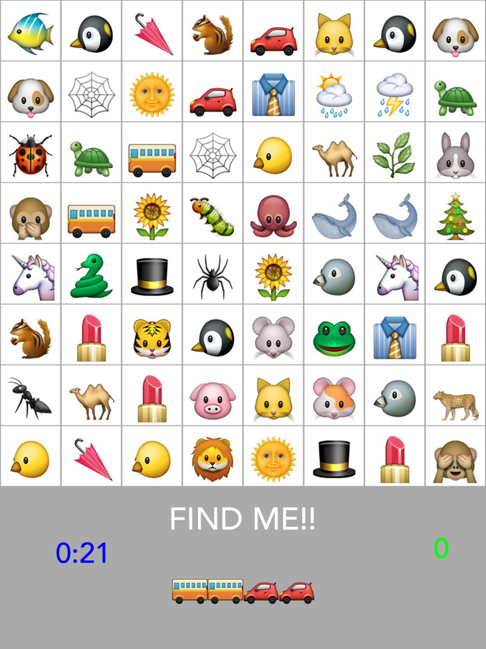 Emoji One Word Search