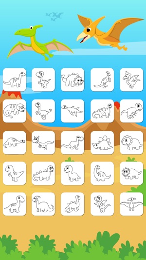 Dinosaurs Connect the Dots and Coloring Book Free(圖5)-速報App