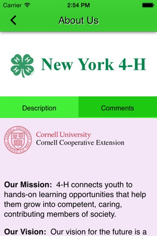 NY 4-H screenshot 2