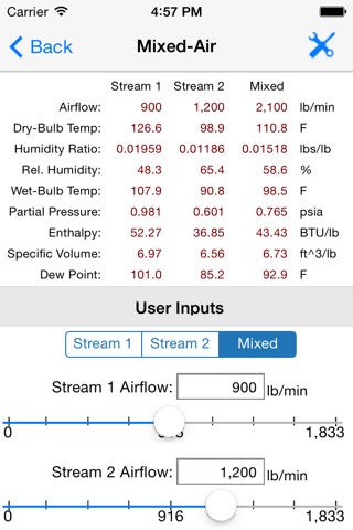 HVAC Psychrometric Plus screenshot 4