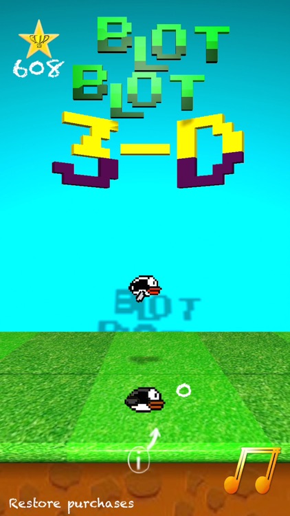 Blot Blot : Flappy Bird evolved screenshot-3