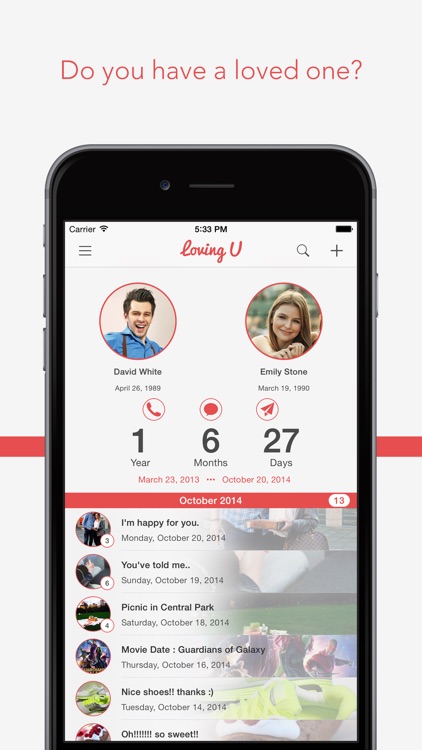 Loving U (Date Diary / Anniversary) screenshot-0