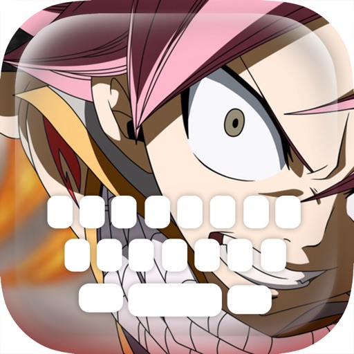 Custom Keyboard Cartoon Anime Manga : Color & Wallpaper Themes in Fairy Tail Style