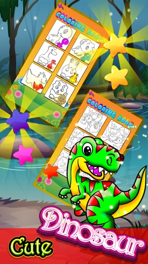恐龙图画书为孩子 - 绘图绘画比赛