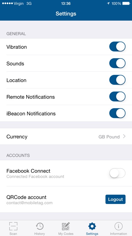 Mobiletag - QR Code Scanner