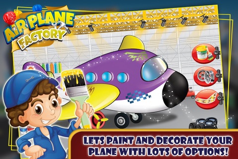 Airplane Factory – Build & design aircraft in this mechanic game for kids screenshot 4
