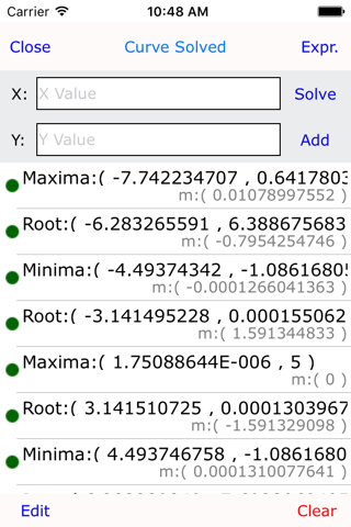 Curve Plot Graph Calculator screenshot 3