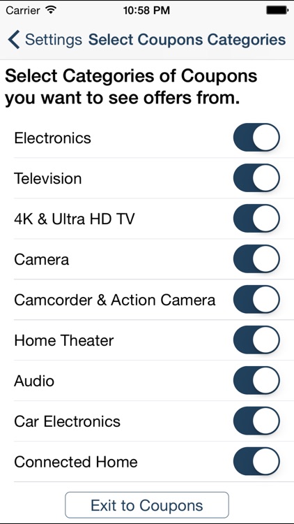 Electronics Coupons, TV Coupons, Camera Coupons screenshot-4