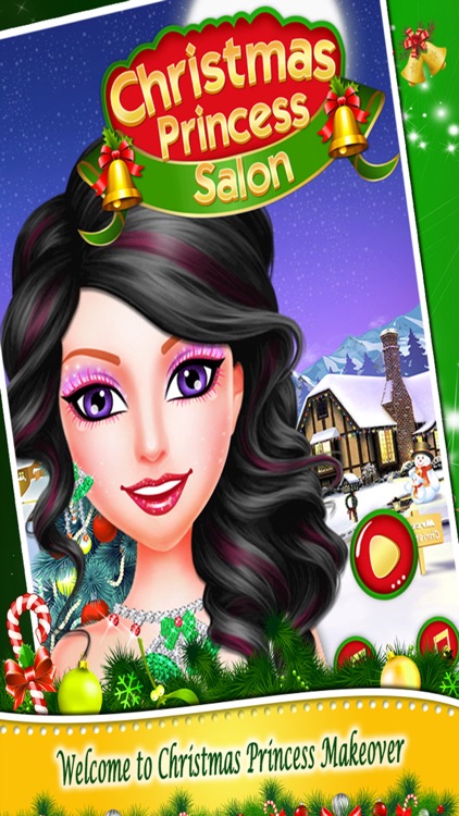 Christmas Beauty Princess Salon screenshot-0