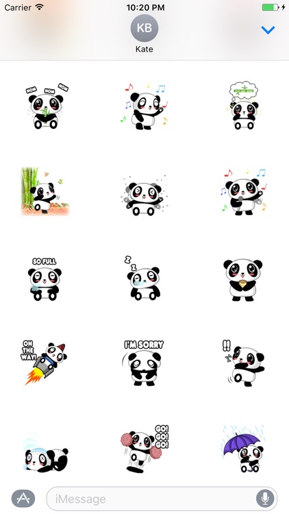 Lovely Panda Sticker