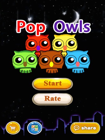 Скриншот из pop owls－crazy pop super star game