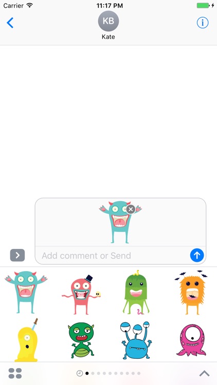 Halloween Stickers - Cute Halloween Monsters