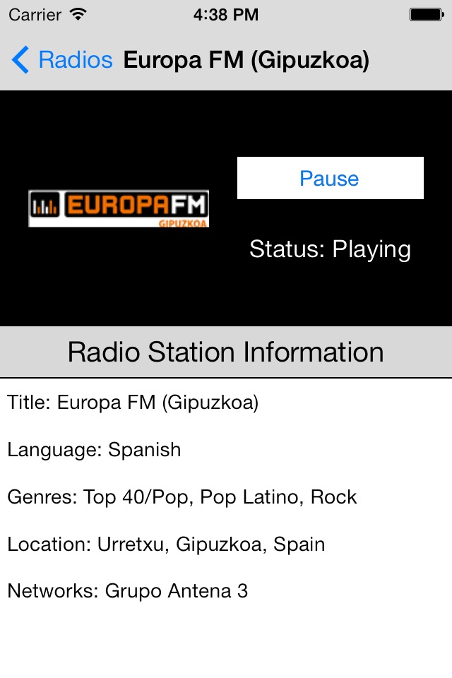 Spain Radio Live (Radio España) screenshot 4