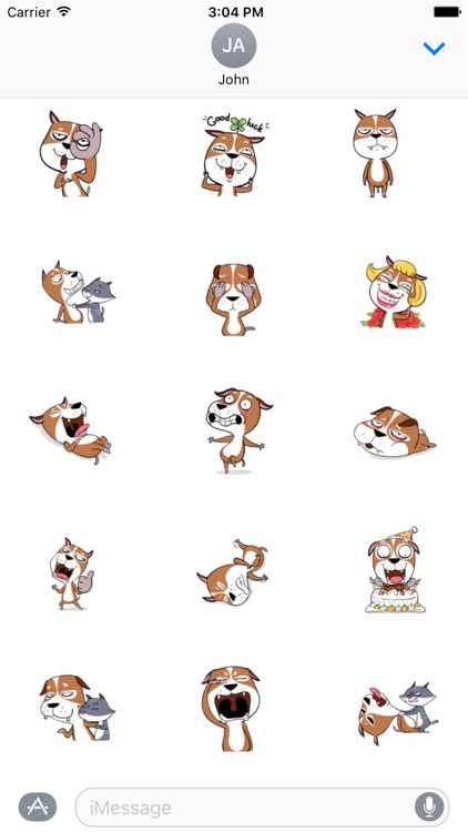 Stray Dog Animated Sticker