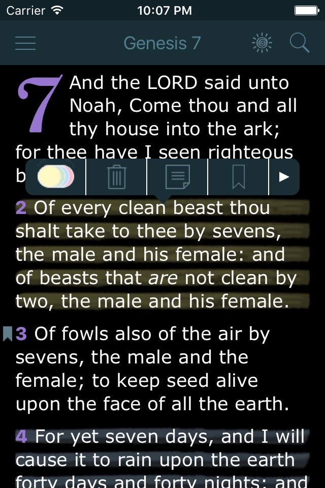 Holy Bible. Old Testament. The King James Version screenshot 2