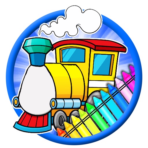Drawing Game Peter Train Coloring Page Version icon
