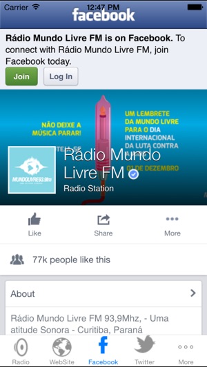 Mundo Livre FM Curitiba(圖3)-速報App