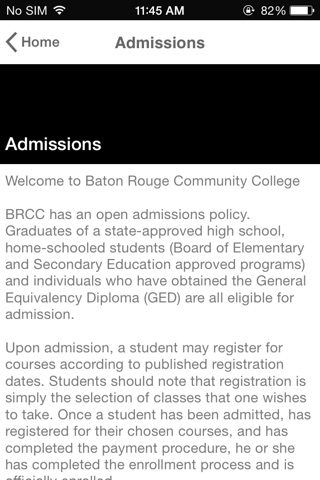 Baton Rouge Comm College screenshot 3