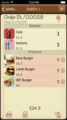 Captura de Pantalla 1 Dual Link BaR Comandero iphone