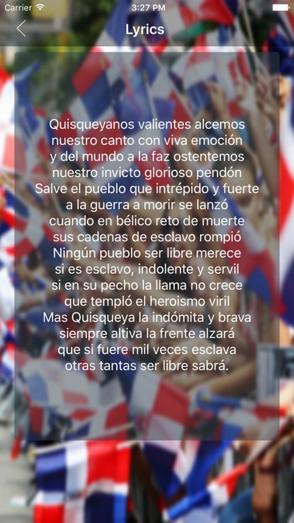 Dominican Republic National Anthem screenshot-3