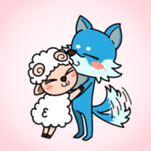 Sheep and Wolf Love > Stickers! icon