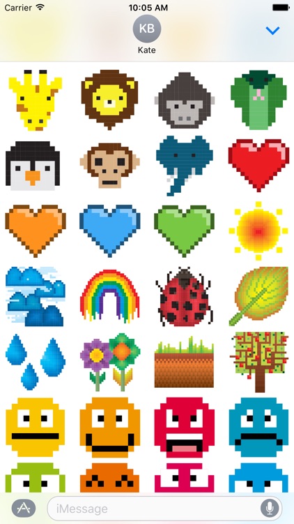 8-bit Stickers for iMesssage screenshot-3