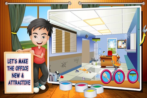 Office repair – Kids cleanup & beat jerk boss game screenshot 4