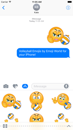 Volleyball Emoji Stickers(圖1)-速報App