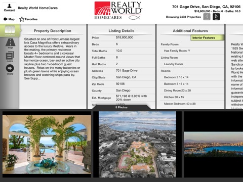 Realty World HomeCares for iPad screenshot 4