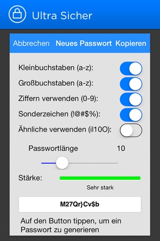 mSecure Password Manager screenshot 2