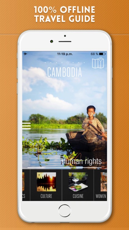 Cambodia Travel Guide and Offline Street Maps