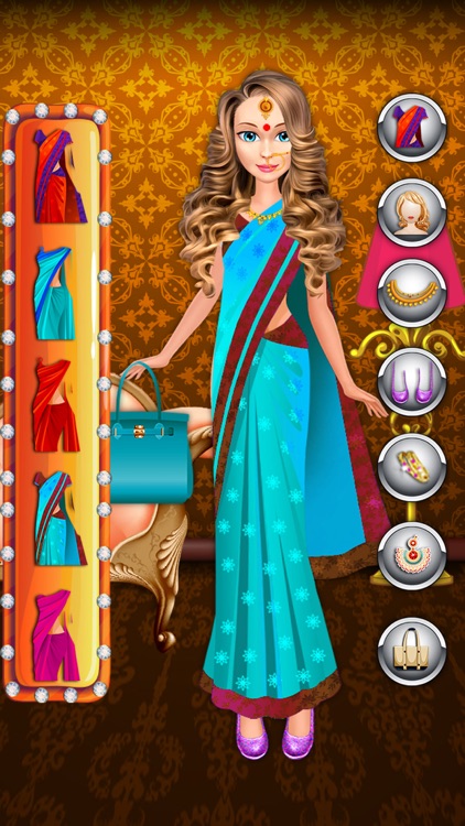 Indian Beauty Makeover Salon- Makeup, Dressup & Spa Games screenshot-3