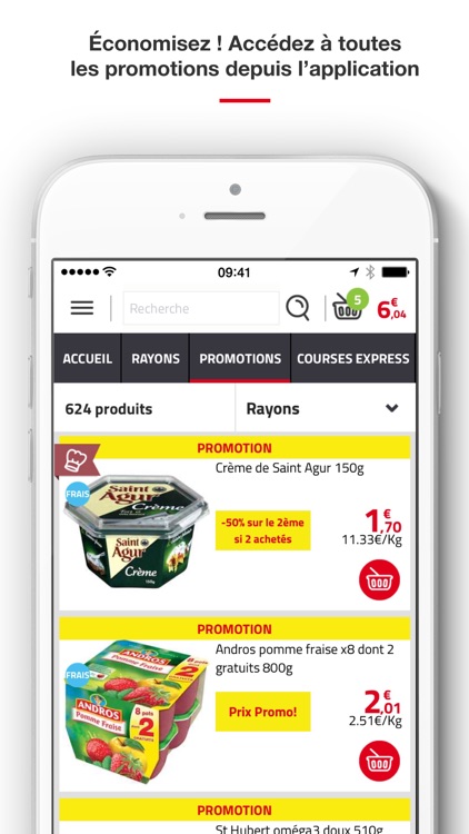AuchanDrive - vos courses alimentaires en drive screenshot-3