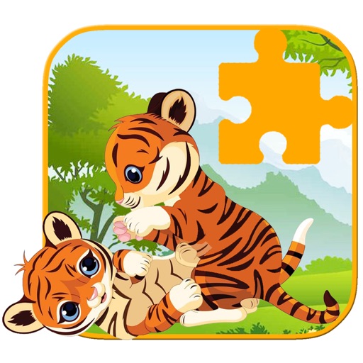 Kids Game Kingdom Tiger Jigsaw Puzzle Edition iOS App