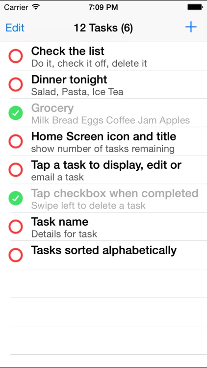 12 Tasks