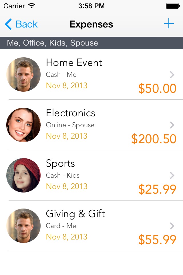 Daily Expenses -Pocket Edition screenshot 2