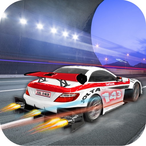 Airborne Snow Racer : Car Racing Game icon