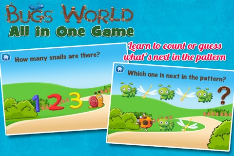 Bugs World Fun Games for Kids screenshot 4