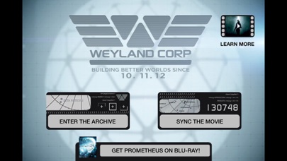 How to cancel & delete Prometheus-Weyland Corp Archive Second Screen App from iphone & ipad 1