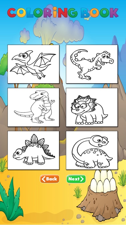 Dinosaur Coloring Book All Pages Free For Kids HD