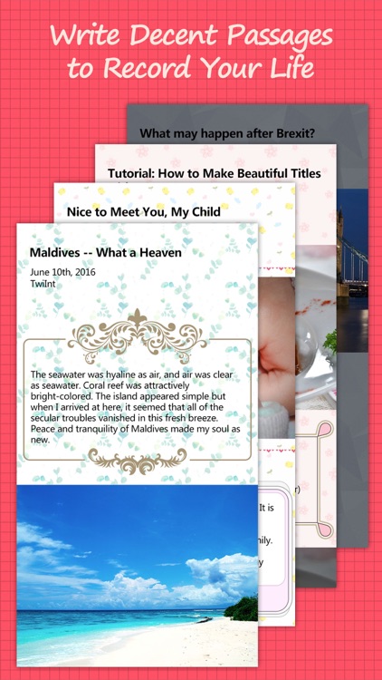 Press - blog writing app